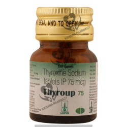 THYROUP 75MG TAB 1*100