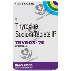 THYROX-75MG TAB 1*100
