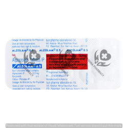 ALZOLAM-0.5MG TAB 1X10