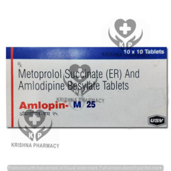 AMLOPIN-M-25MG TAB 1*10