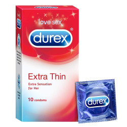 DUREX(EXTRA THIN) CONDOMS 1*10