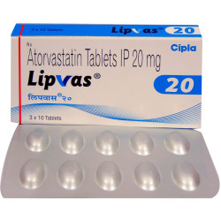 LIPVAS-20MG TAB 1X10