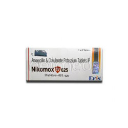 NIKOMOX CV 625MG TAB 1X6
