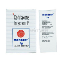 MONOCEF 2GM INJ 2GM