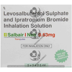 SALBAIR NEB RESPULES 0.63MG 2.5ML