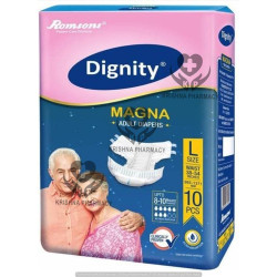 ADULT DIAPERS MAGNA LARGE 1X10+1