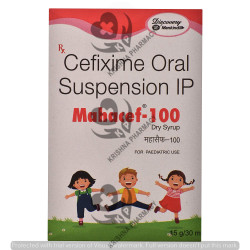 MAHACEF 100 DRY SYP 15/30ML 30ML